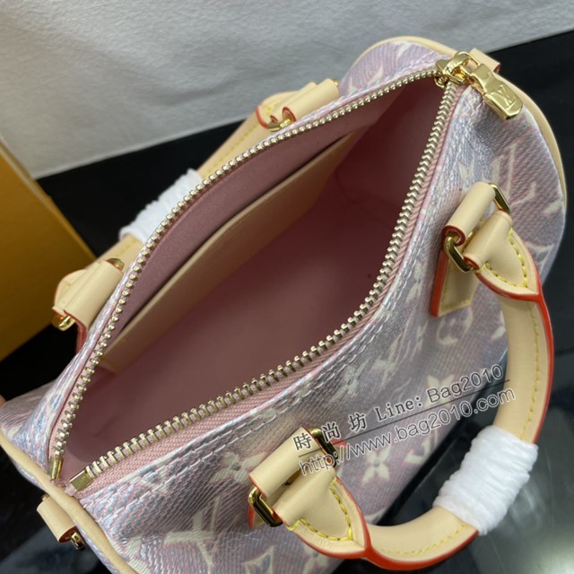 Lv路易威登2023專櫃新款Speedy Bandoulière20手袋 LV情人節限定系列手提肩背包 M22849 ydh5175